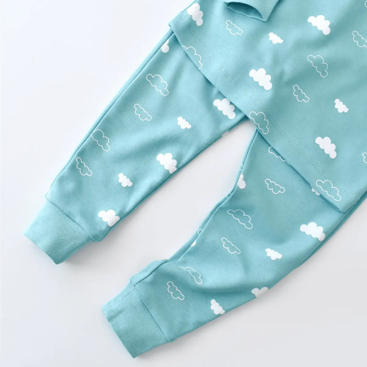 Bibaby Pijama Takımı Cute Cloudy Mint