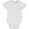 Bibaby Organik Body Kısa Kol Basic Nature Beyaz