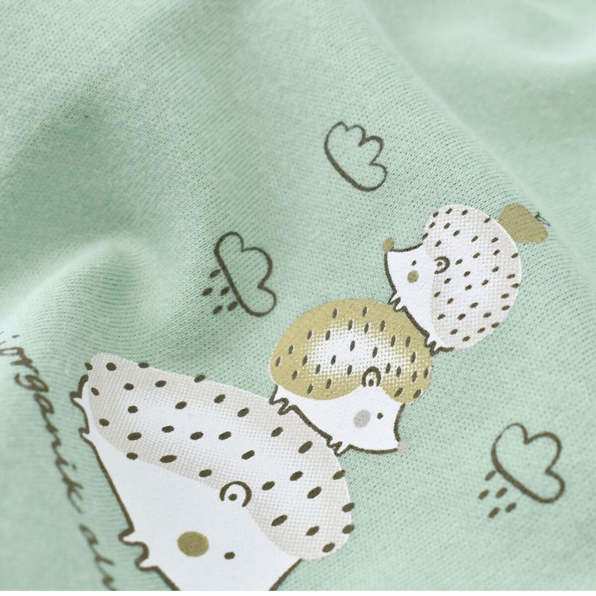 Bibaby Organik Pijama Takımı Happy Always Yeşil