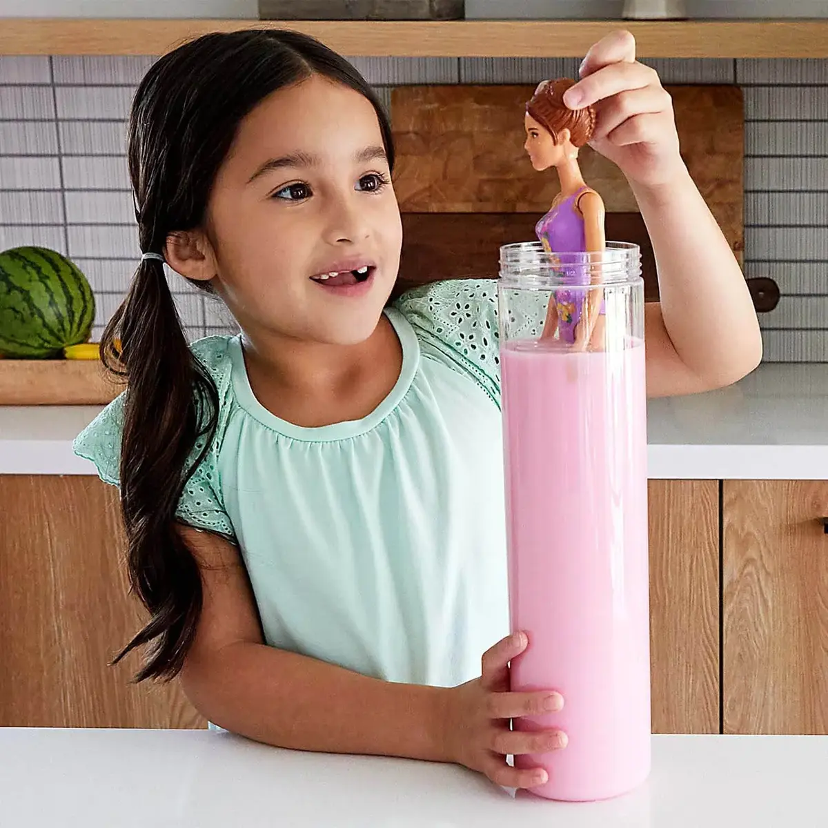 Barbie Renk Değiştiren Sürpriz Bebekler Kum ve Güneş Serisi