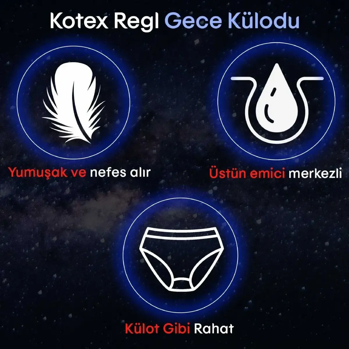 Kotex Regl Gece Külodu 2'li