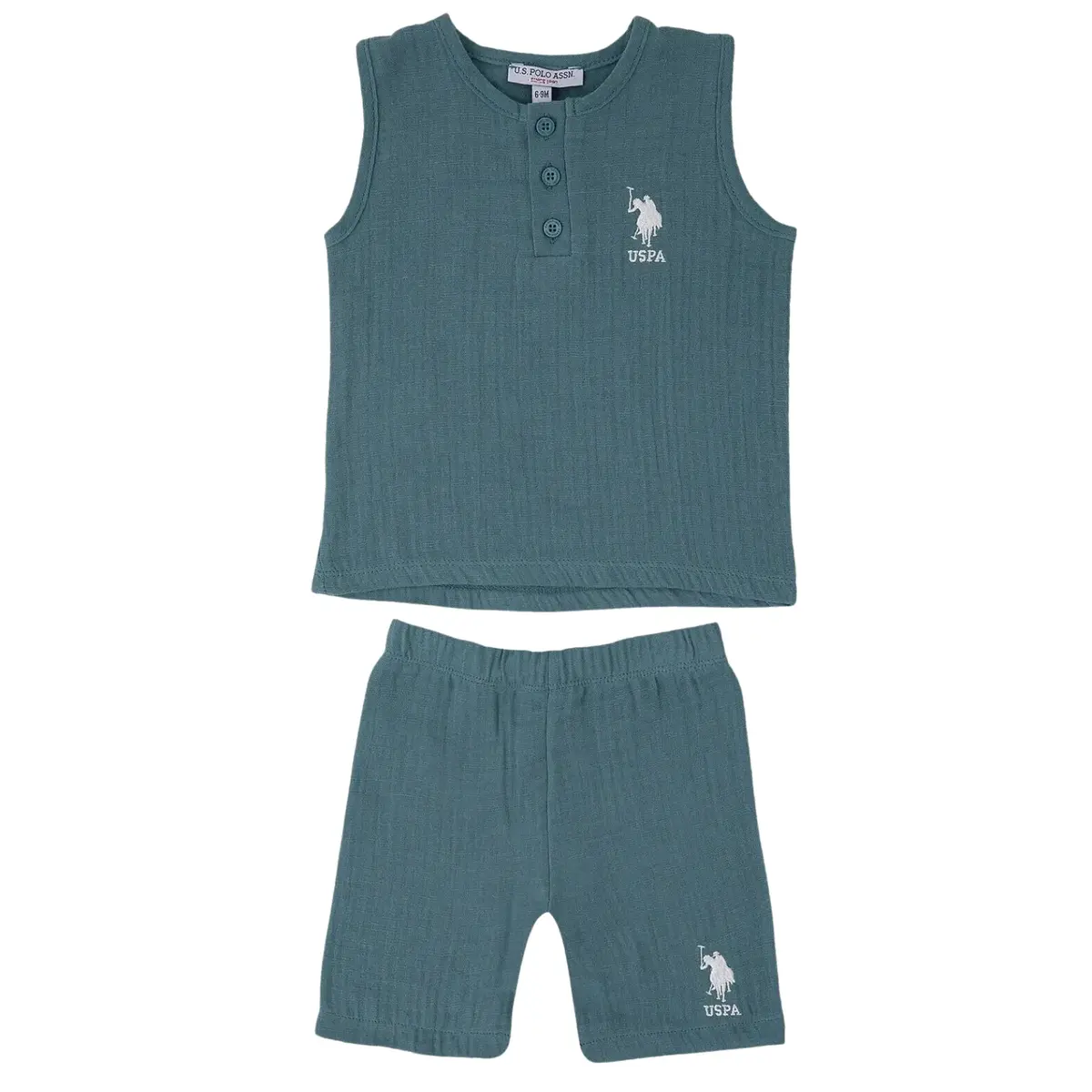 U.S. Polo 2li Takım T-Shirt Pastel Yeşili