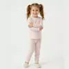 Ella Bonna Pijama Takımı Pembe Ekose