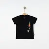 Winimo T-Shirt Uzay Baskılı Siyah