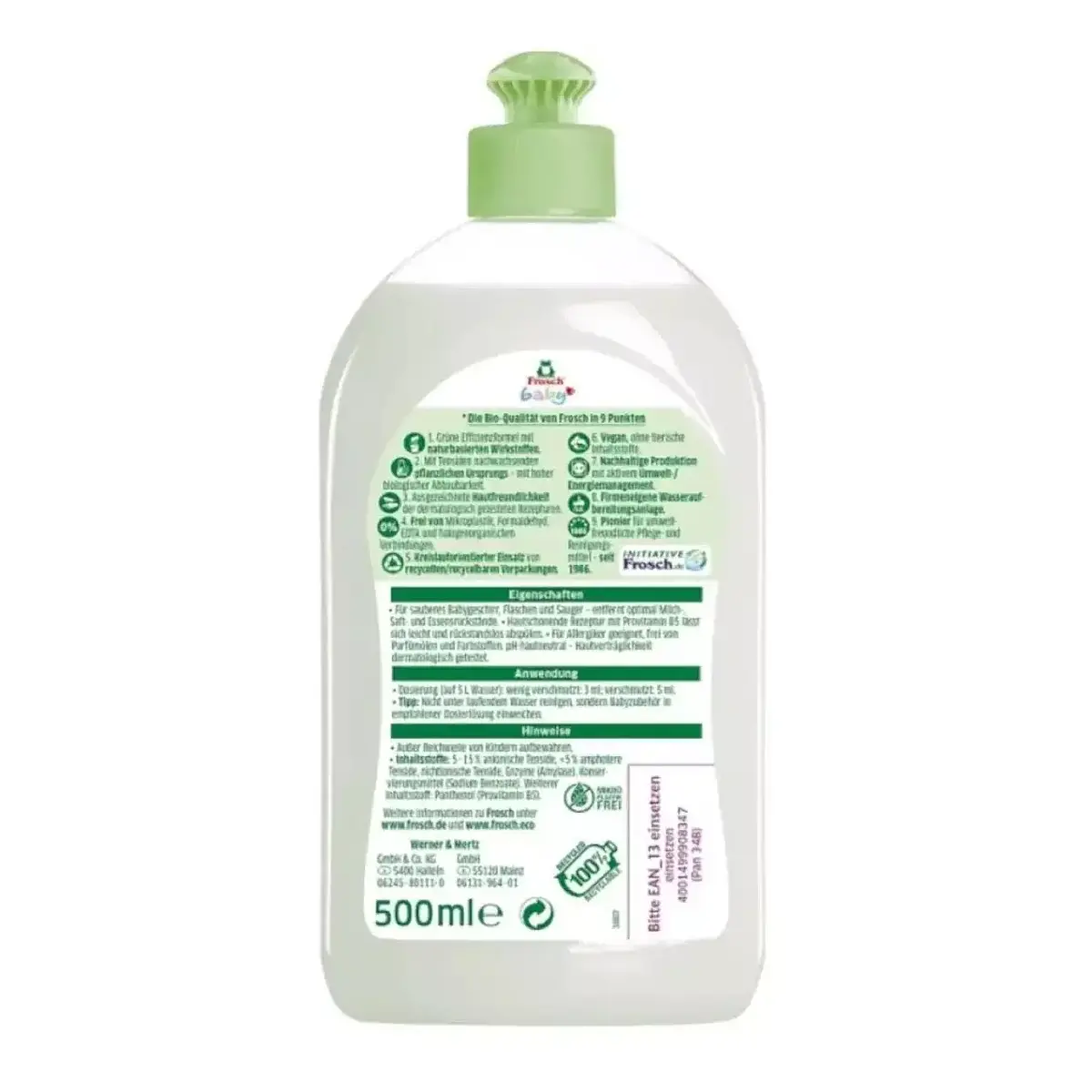 Frosch Baby Biberon Deterjanı 500 ml