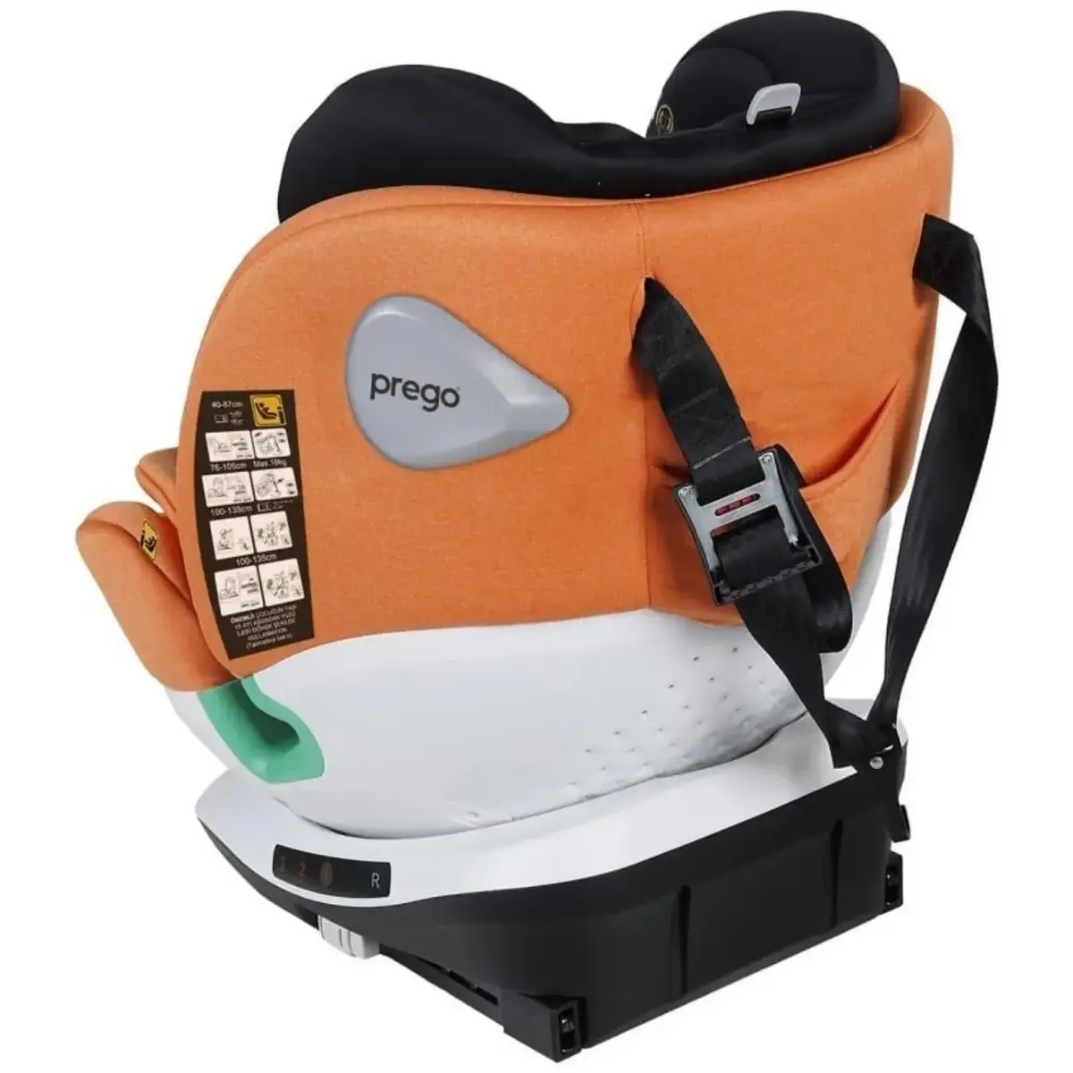 Prego Q9000 Cosmofix I-Size Oto Koltuğu 0-36 Kg Turuncu
