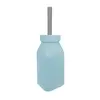 OiOi Şişe + Pipet Mineral Blue - Powder Grey