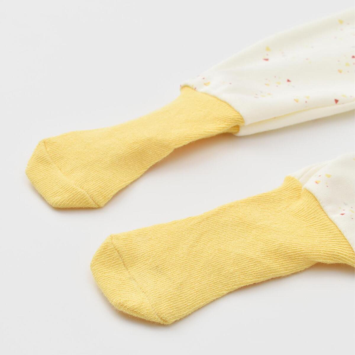 Bibaby Organik Tulum Çoraptolon Baby Racoon Vanilla Ice