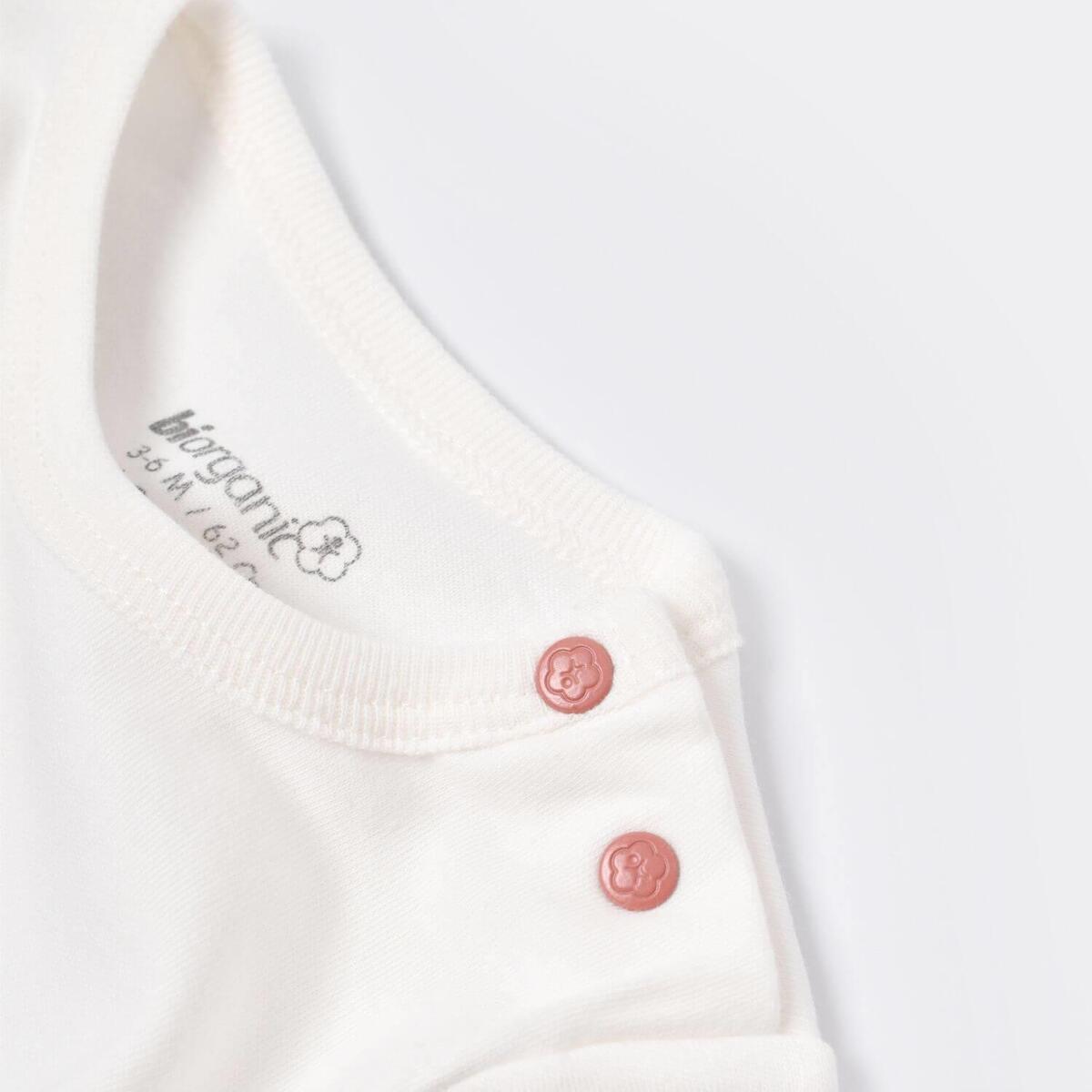 Bibaby Organik Sweatshirt Little Love Rose Dry