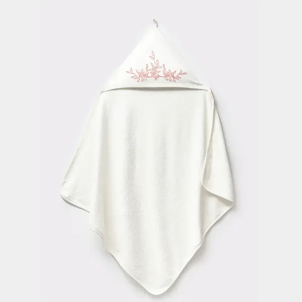 Moi Noi Havlu Baskılı Flowers Ekru