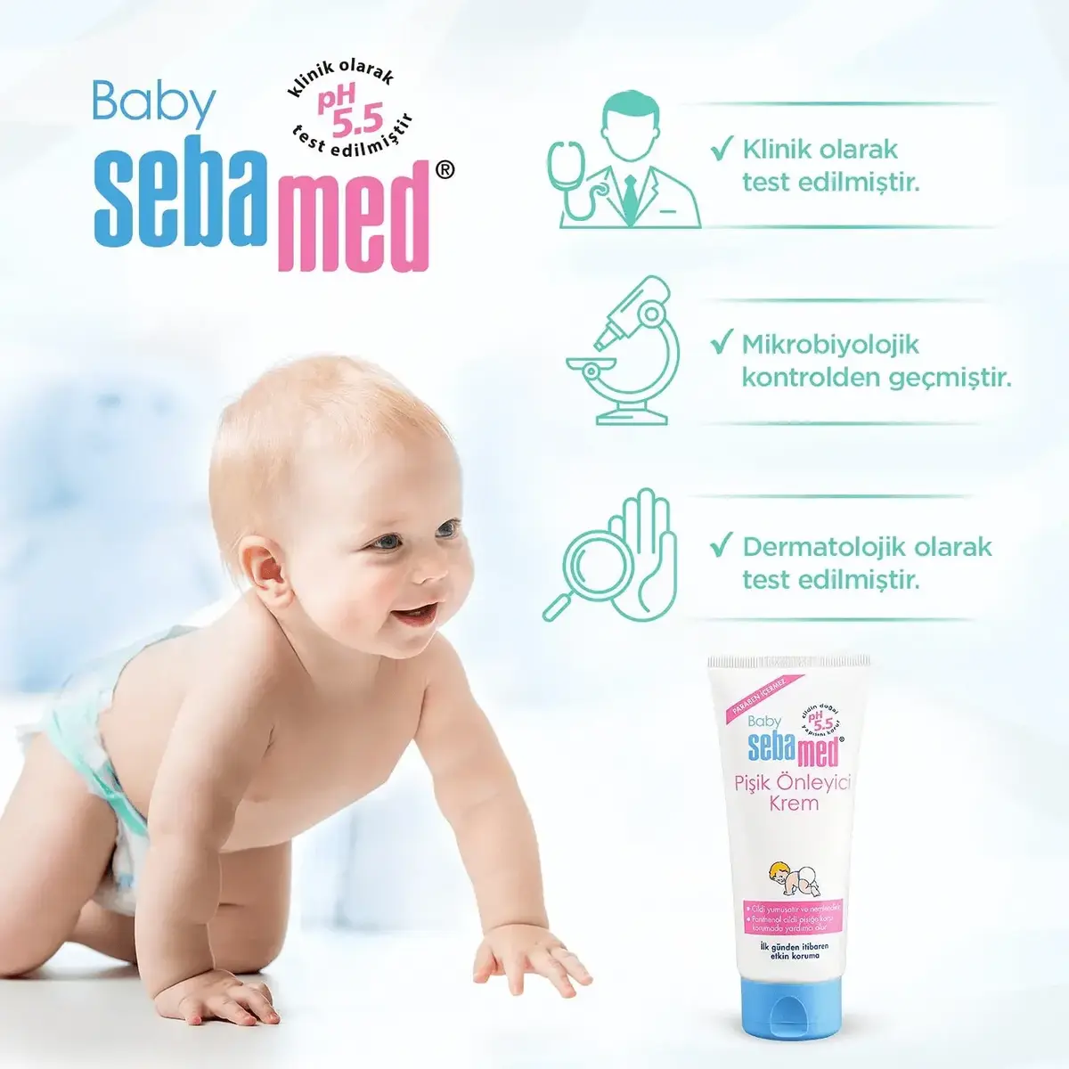 Sebamed Bebek Pişik Kremi 100 ml x2