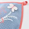 Bibaby Organik Bebek Bornoz Takımı Wild Flowers Coral