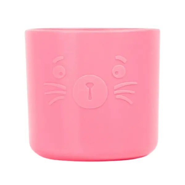 Pandish Bubu Silikon Alıştırma Bardağı Pembe
