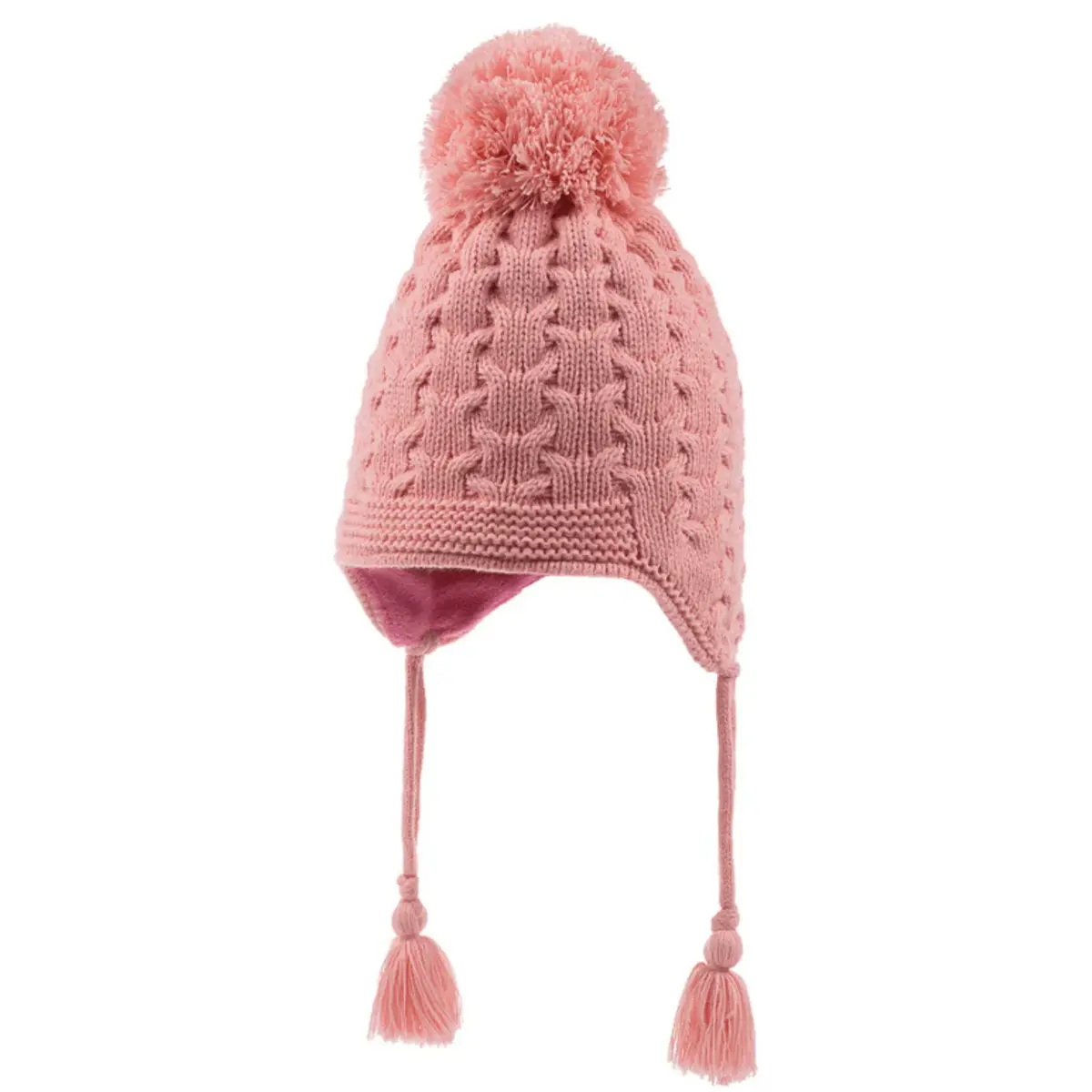 Kitti Atkı Bere Eldiven Takım Koyu Pembe