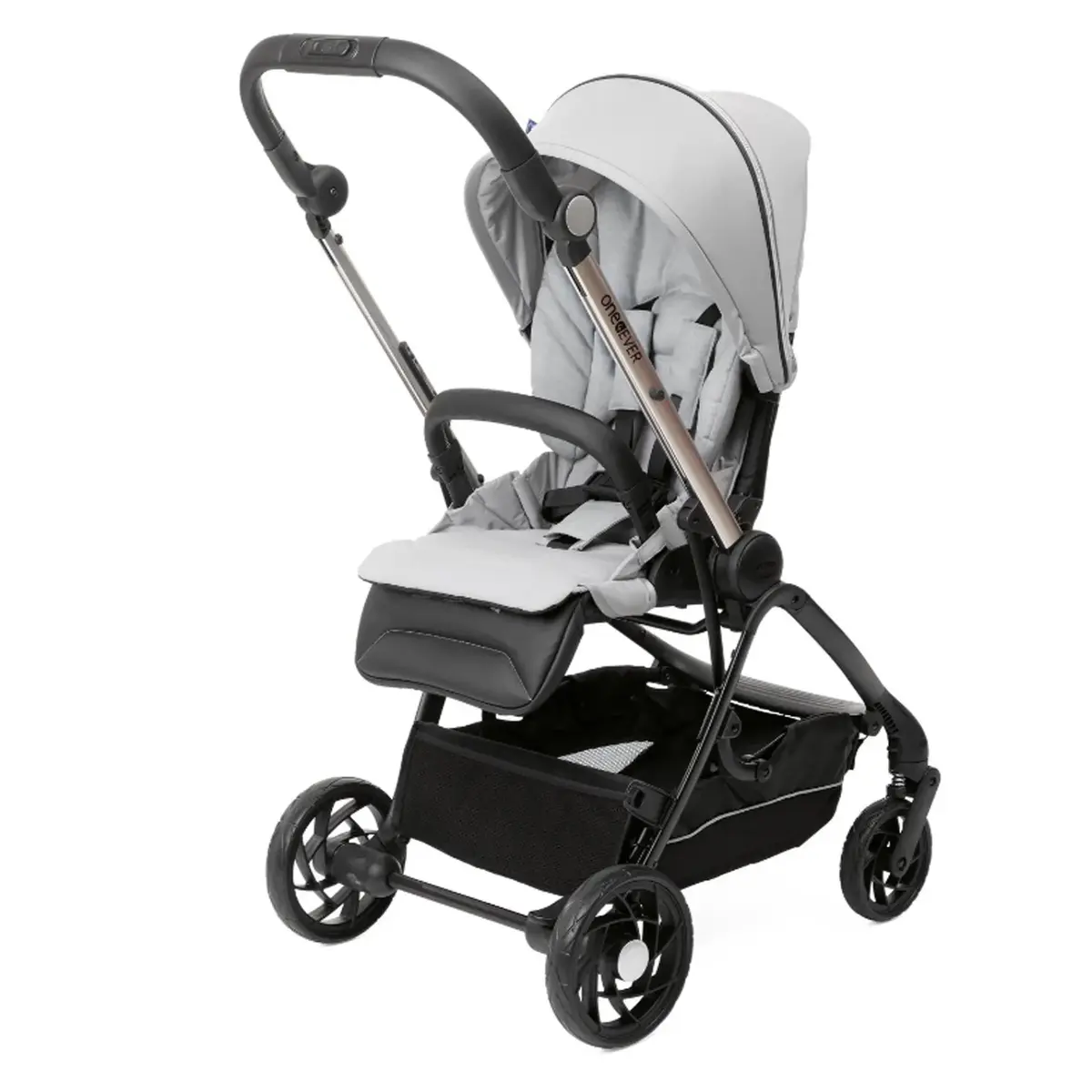 Chicco One4Ever Bebek Arabası Silver Leaf