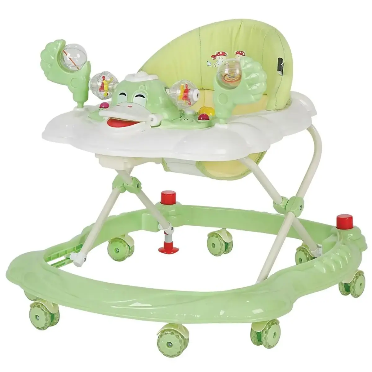 Sunny Baby 9223 Vak Vak Yürüteç Silikon Teker Yeşil