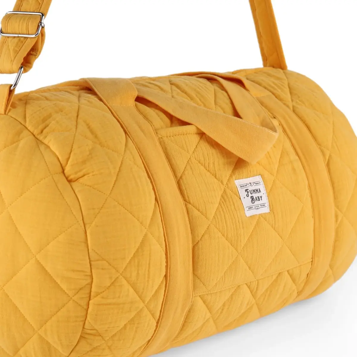 Funna Baby Marigold Muslin Seyahat Çantası Hardal