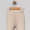 Angeltouch Pantolon Patikli Raporlu Bej