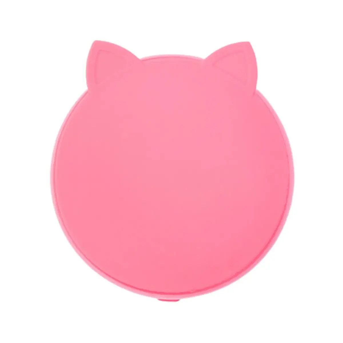 Pandish Kitten Vakum Tabanlı Kapaklı Silikon Kase Pembe