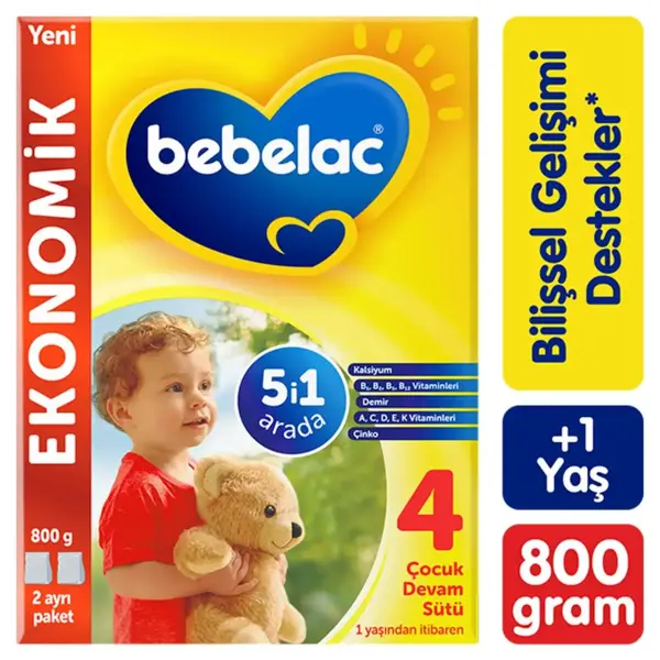 Bebelac 4 Çocuk Devam Sütü 800 Gr
