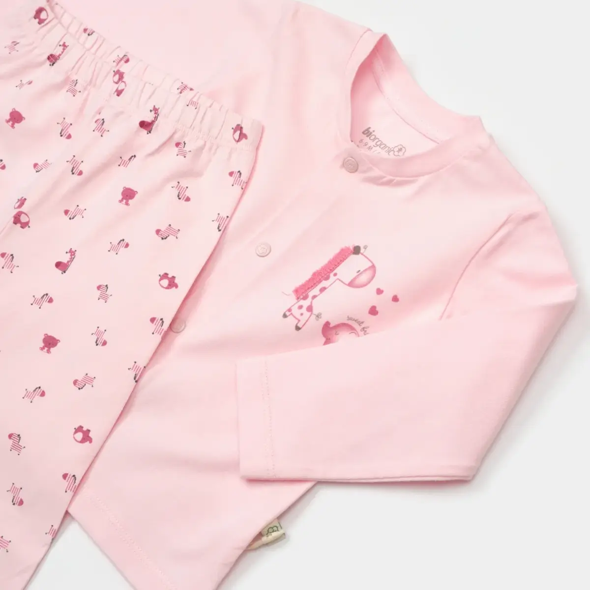 Bibaby Pijama Takımı Sweet Friends Pembe