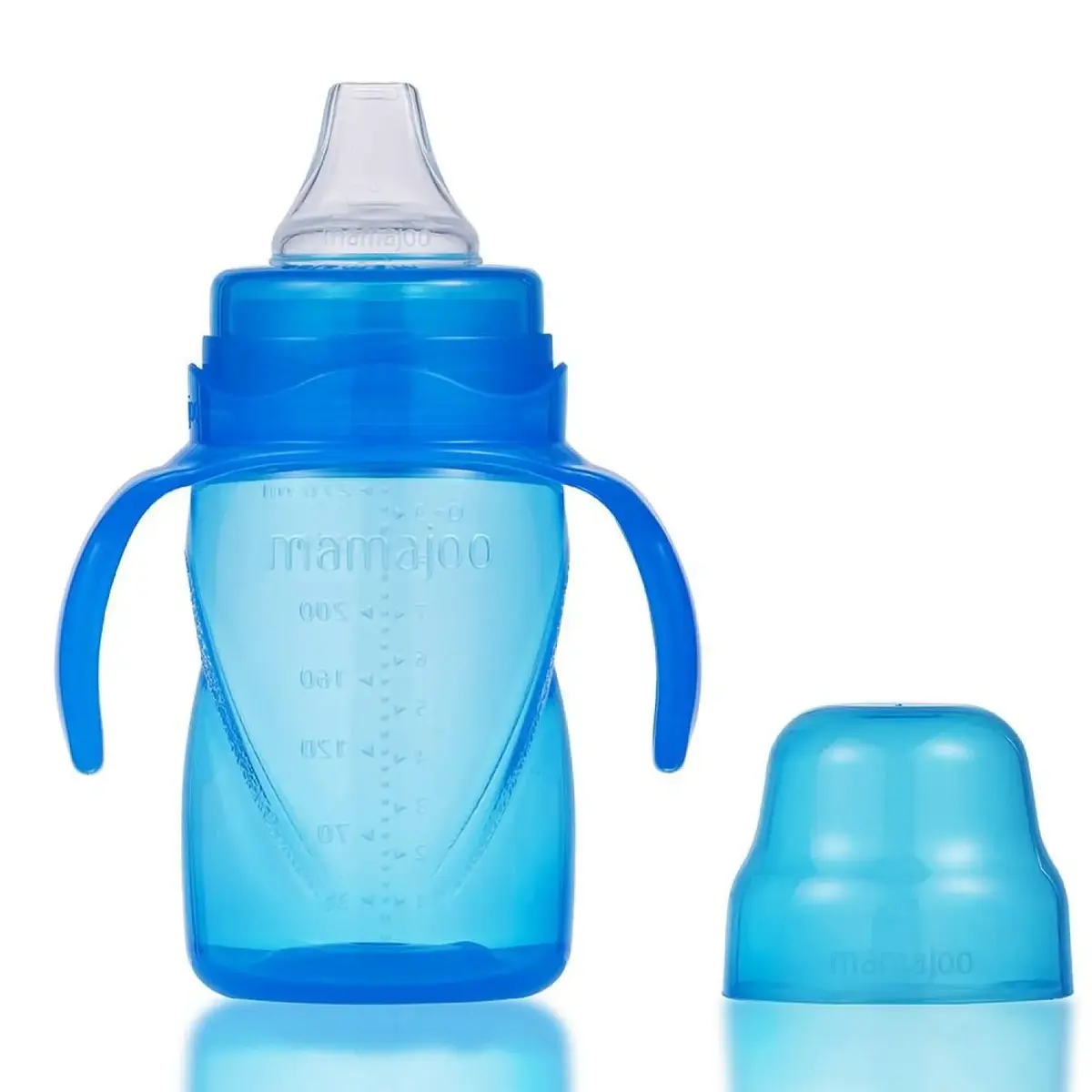 Mamajoo Kulplu Eğitici Bardak 270 ml Mavi