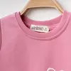 Winimo Sweatshirt Kalpli Kedi Baskılı Pembe