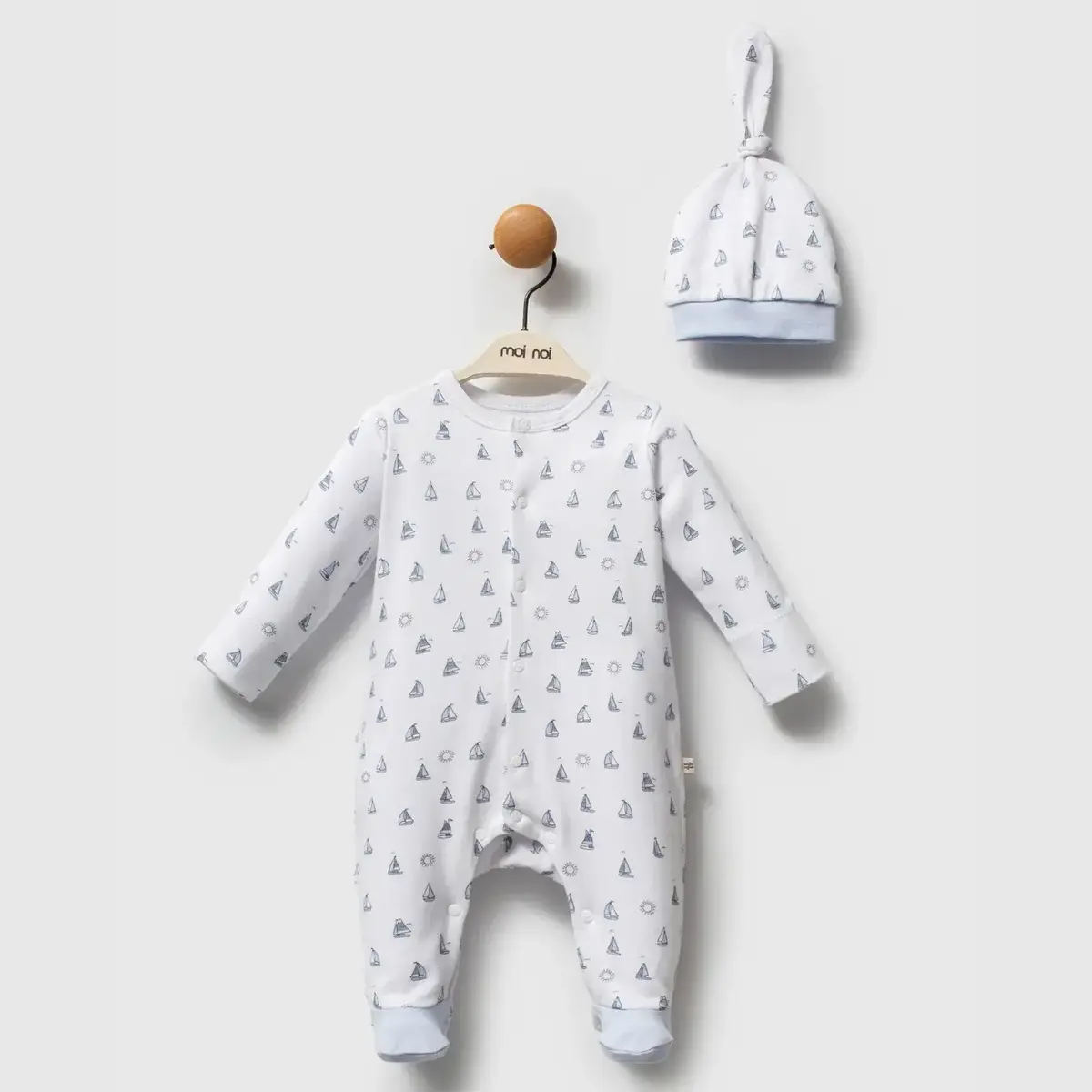 Moi Noi Tulum Şapka Takım Captain Mavi