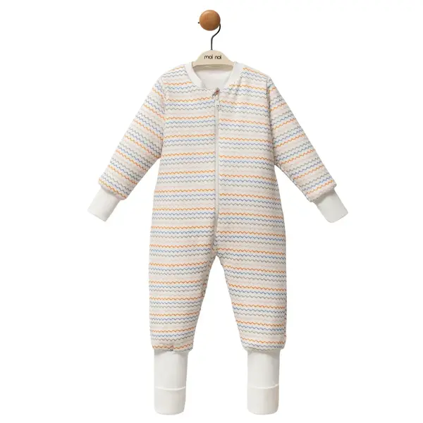 Moi Noi Uyku Tulumu Çoraplı 2,5 Tog Zigzag Desenli