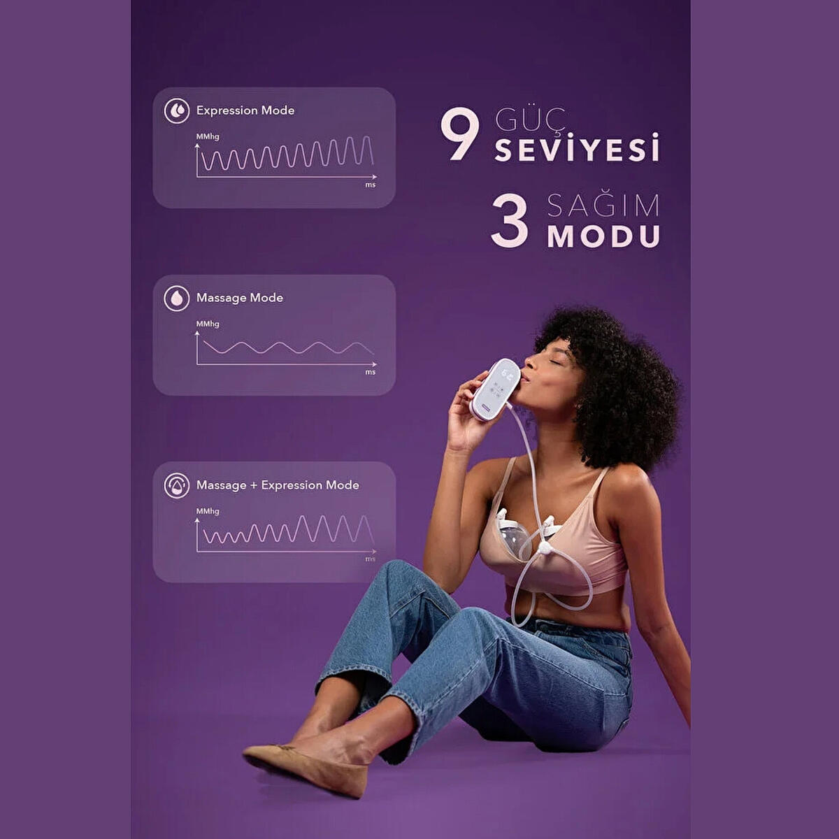 Mochi Momentum Duo Elle Serbest Göğüs Pompası