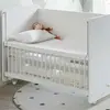 Pratik Sallanır Tekerlekli Anne Yanı Beşik 60X120 Beyaz