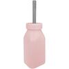 Oioi Silikon Şişe + Pipet 6+ Ay Pinky Pink - Powder Grey