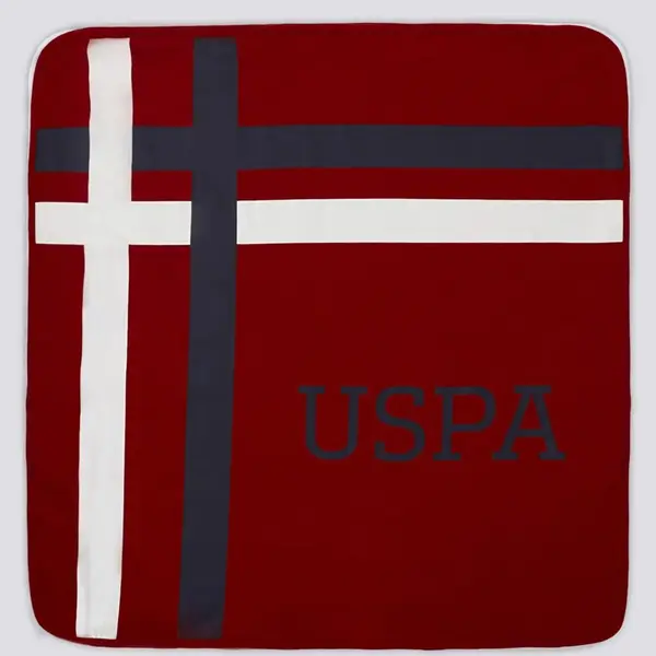 U.S. Polo Battaniye Bordo