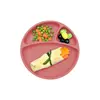 OiOi Porsiyon Vakumlu Mama Tabağı Velvet Rose