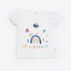 Bibaby 2li Takım Şortlu Spring Bird Beyaz