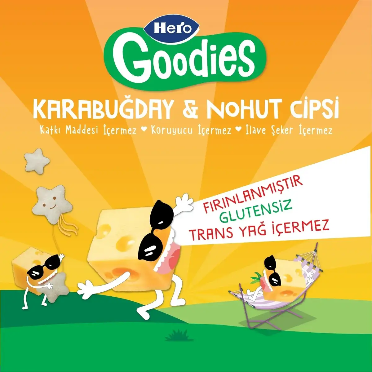 Hero Baby Goodies Peynirli Cips 30 gr