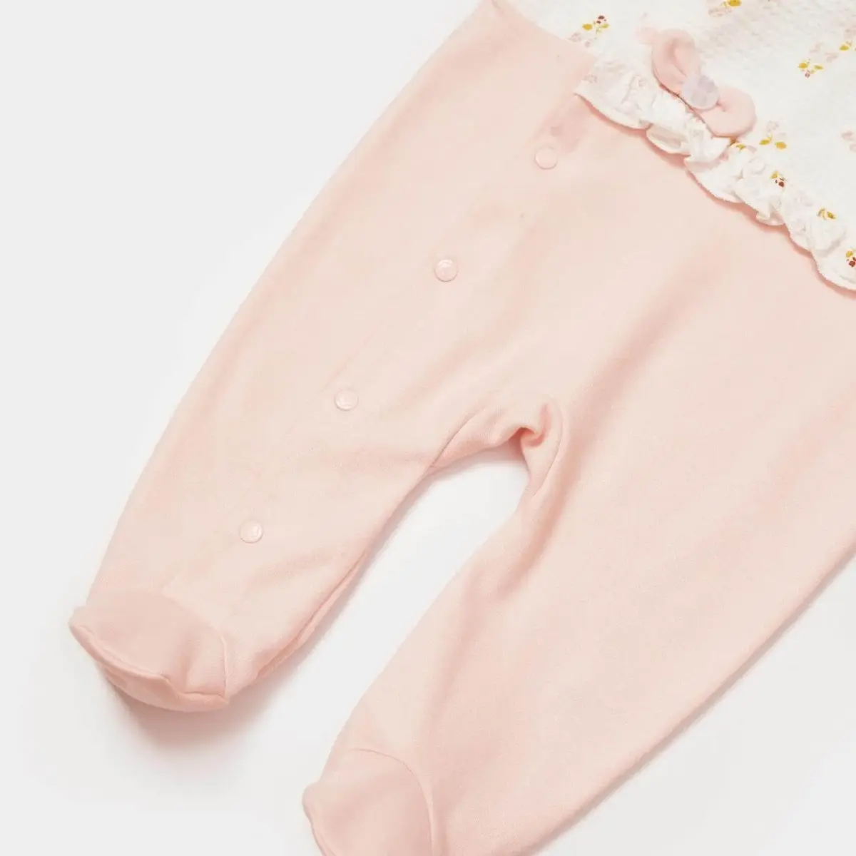 Bibaby Organik Tulum The Flowers Ekru - Pembe