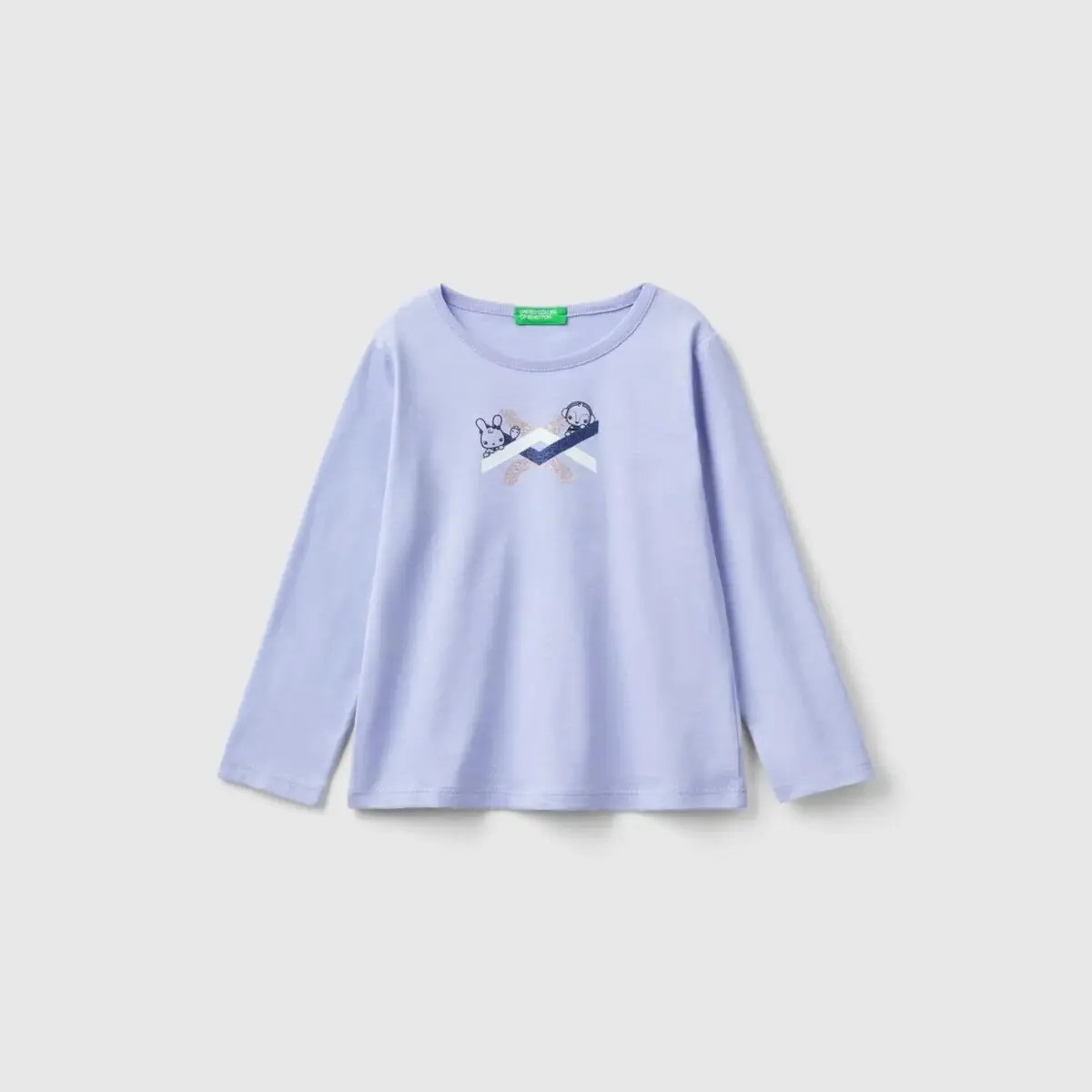 Benetton Sweatshirt Lila