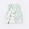 Bibaby Organik Yelek Pretty Ears Bunny Mint - Ekru