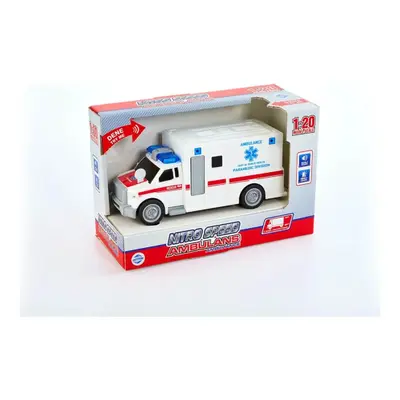 Nitro Speed Polis ve Ambulans Beyaz Sesli ve Işıklı 1/20