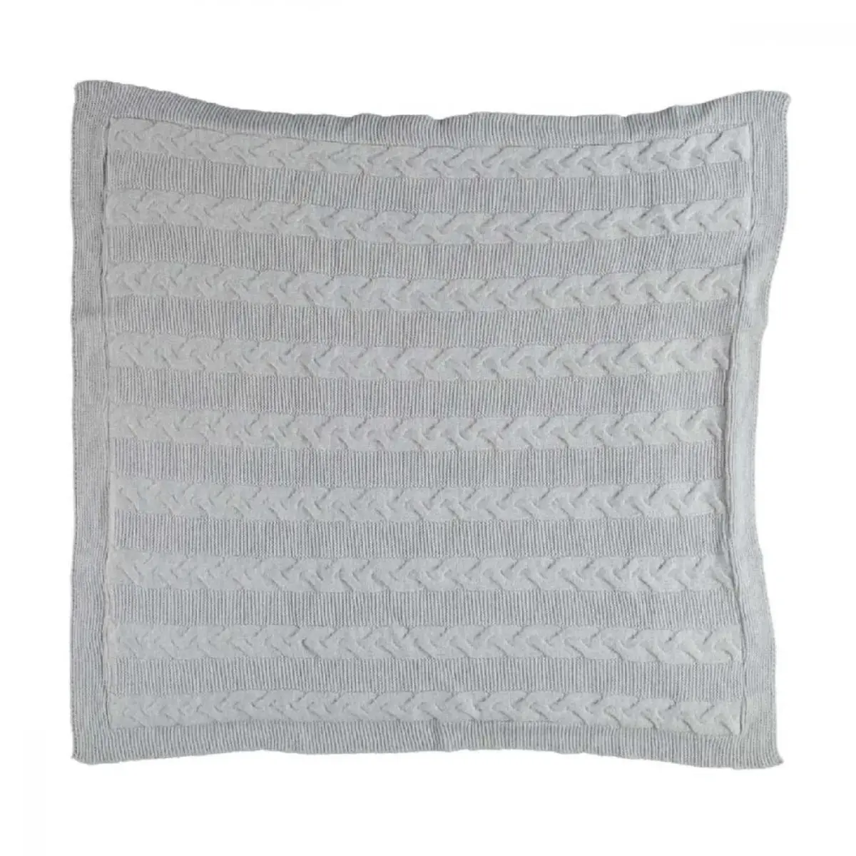 Bibaby Battaniye Zincir Triko Gri Bibaby Battaniye Zincir Triko Gri