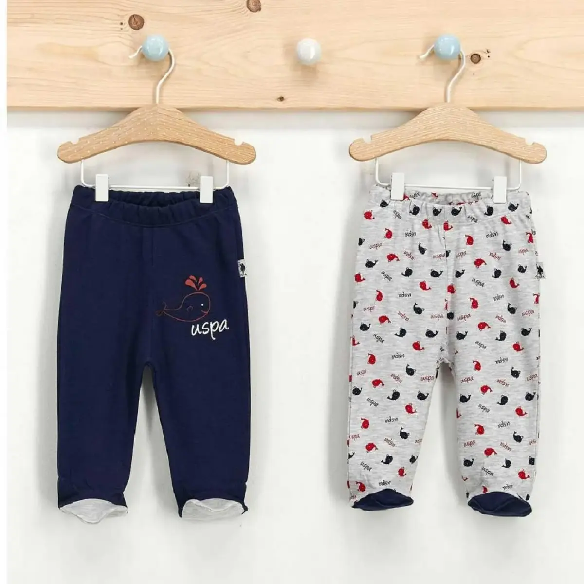 U.S Polo Pantolon Patikli 2li Lacivert