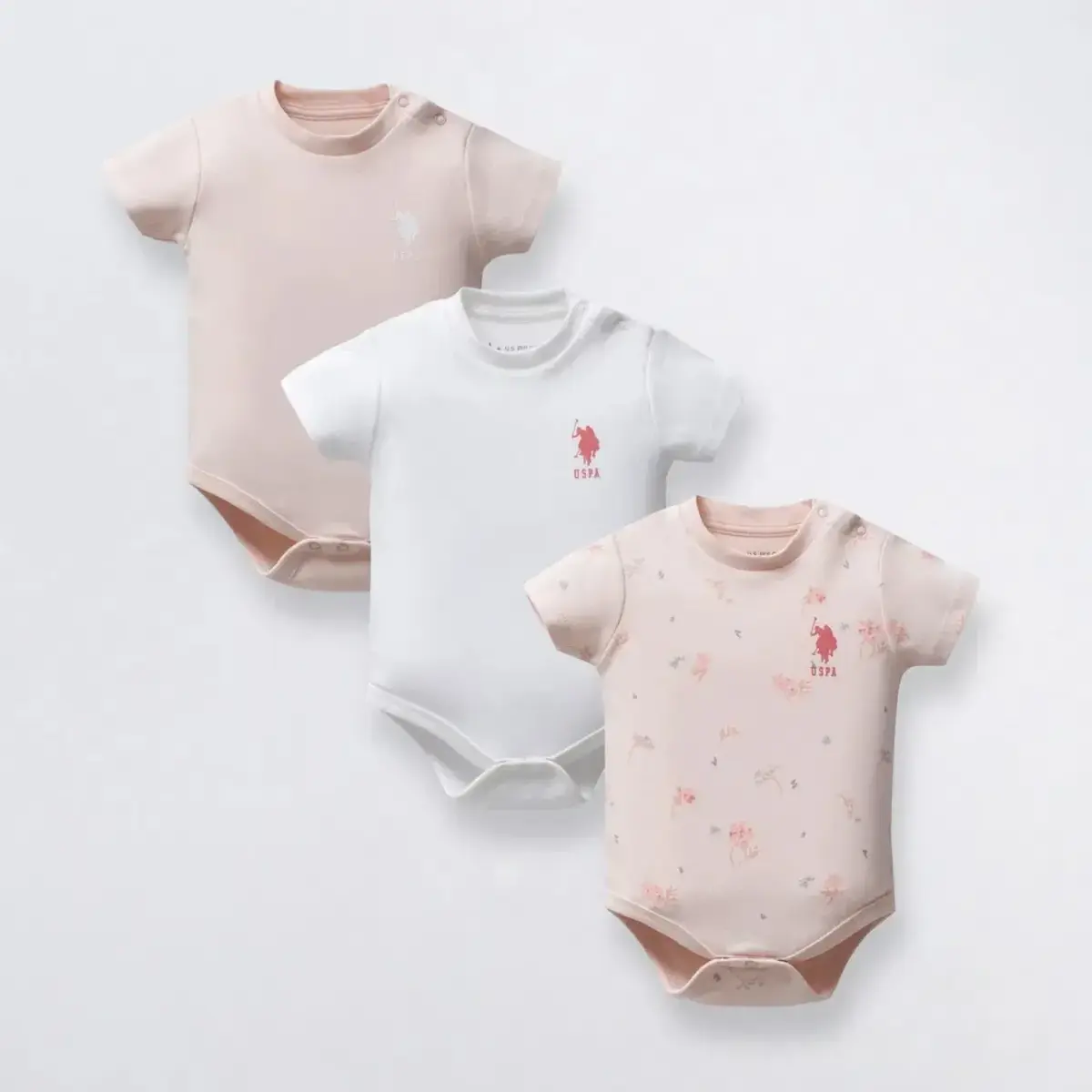 U.S. Polo Body 3lü Pudra - Beyaz