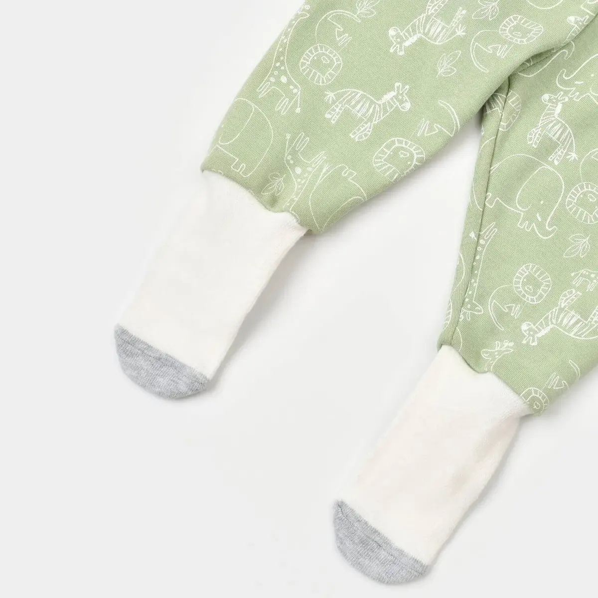 Bibaby Çoraptolon Zoo Is Good Lime Cream