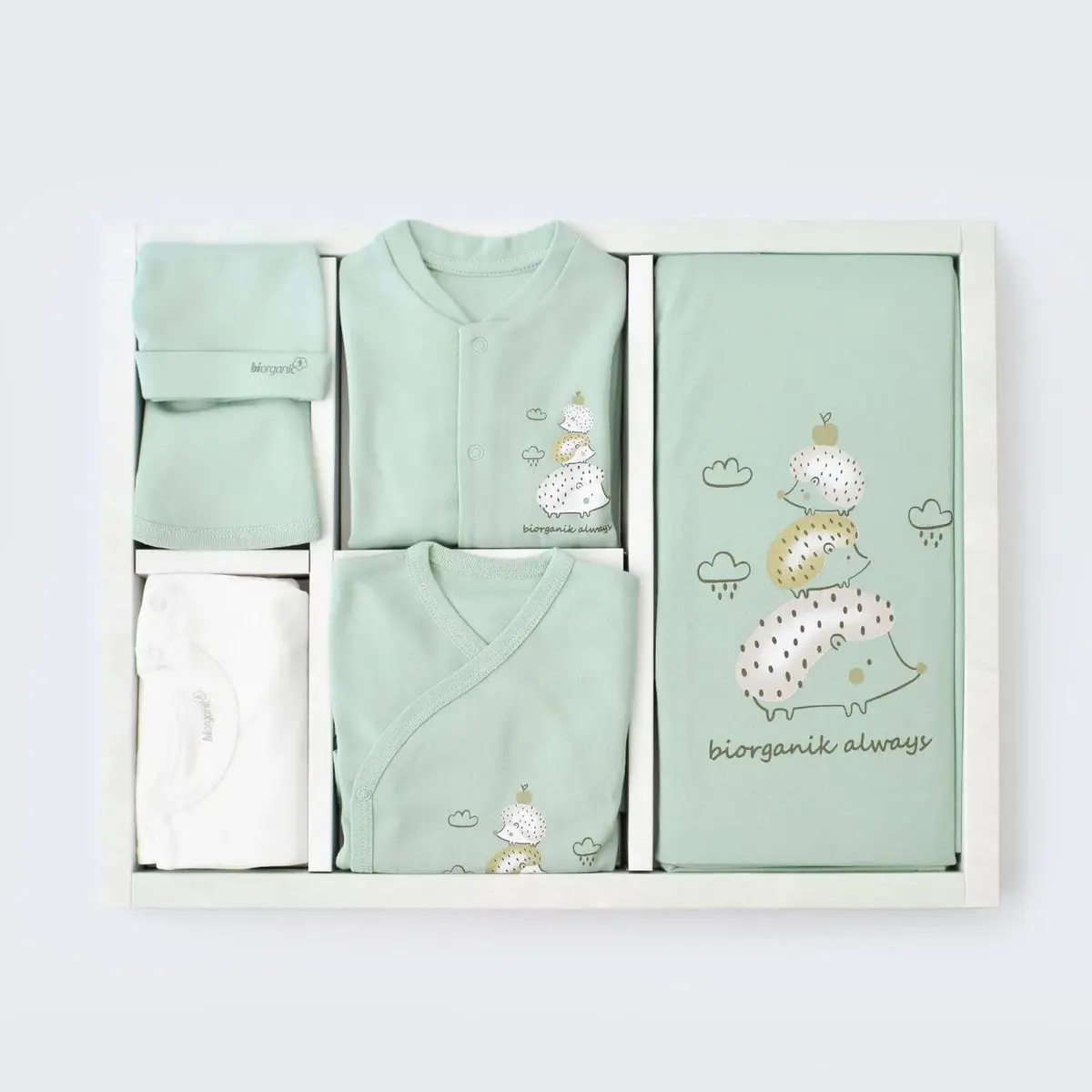 Bibaby Organik Hastane Çıkışı 10lu Happy Always Yeşil