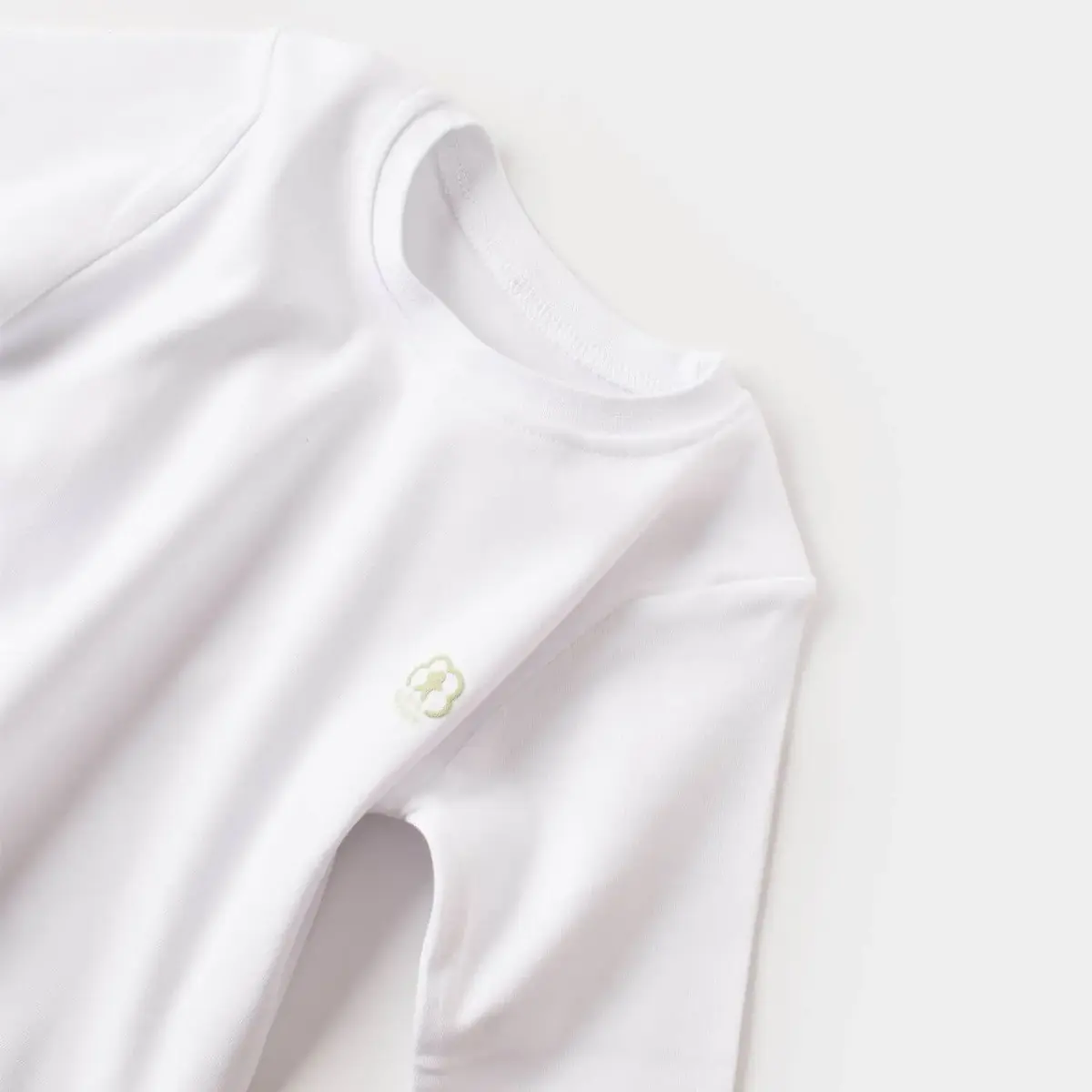 Bibaby Organik Sweatshirt Little Basic Beyaz