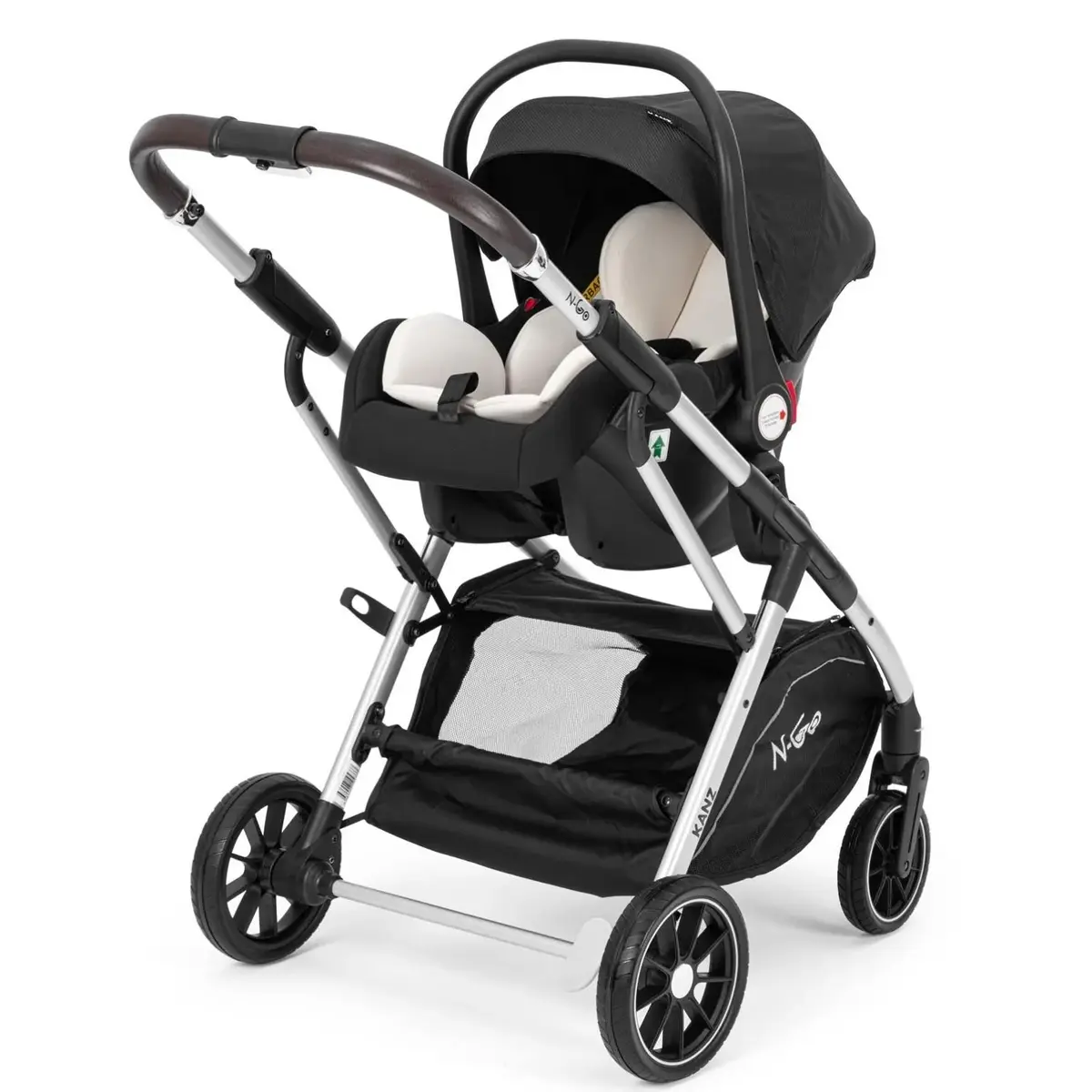 Kanz N-Go Travel Sistem Bebek Arabası Siyah