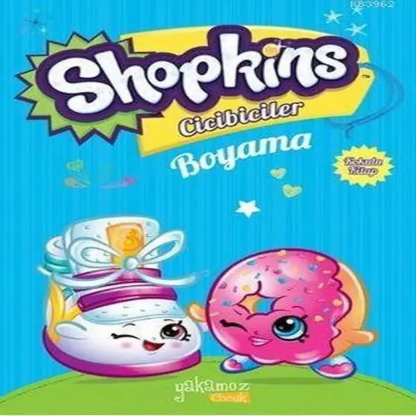 Shopkins Cicibiciler Boyama Mavi