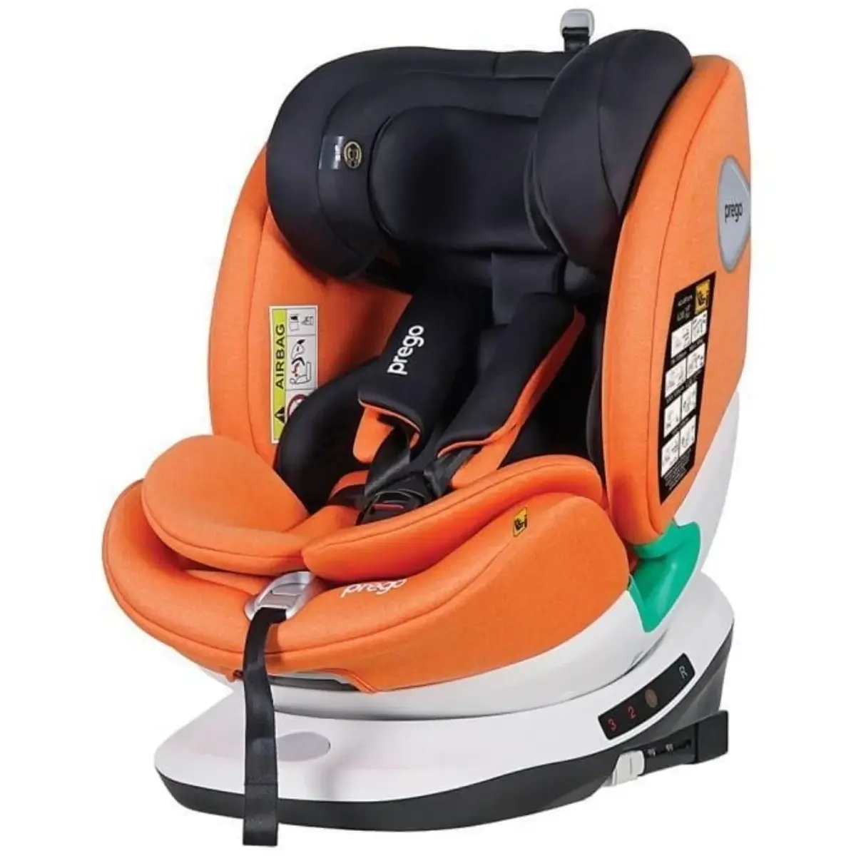 Prego Q9000 Cosmofıx I-Size Oto Koltuğu 0-36 Kg Turuncu