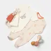 Bibaby Organik Tulum Takımı Tüllü Hello Safari Ekru - Kiremit